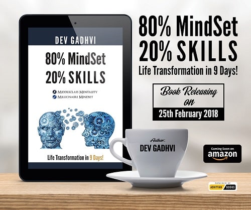 80%mindset 20%skills